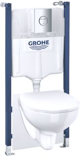 GROHE SOLIDO BAU CERAMIC WC-PACK 4-IN-1 2PCS 1.13 M INSTALLATIEHOOGTE ALPINE WIT