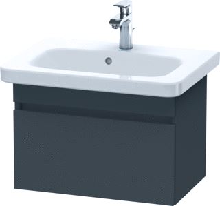 DURAVIT DURASTYLE WASTAFELONDERBOUW 580X368 MM KLEUR FRONT: GRAFIET MAT KLEUR CORPUS: GRAFIET MAT AANTAL LADEN: 1