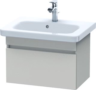 DURAVIT DURASTYLE WASTAFELONDERBOUW 580X368 MM KLEUR FRONT: TAUPE MAT KLEUR CORPUS: TAUPE MAT AANTAL LADEN: 1 