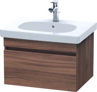 DURAVIT DURASTYLE WASTAFELONDERBOUW HANGEND 600X453 MM KLEUR FRONT: NOTEN MAT KLEUR CORPUS: NOTEN MAT AANTAL LADEN: 1 