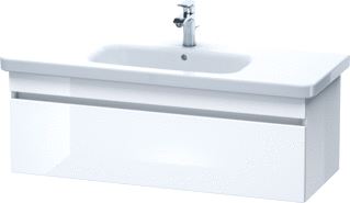 DURAVIT DURASTYLE WASTAFELONDERBOUW HANGEND 1130X448 MM KLEUR FRONT: WIT HOOGGLANS KLEUR CORPUS: WIT MAT AANTAL LADEN: 1 