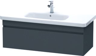 DURAVIT DURASTYLE WASTAFELONDERBOUW HANGEND 1130X448 MM KLEUR FRONT: GRAFIET MAT KLEUR CORPUS: GRAFIET MAT AANTAL LADEN: 1 