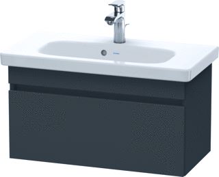 DURAVIT DURASTYLE WASTAFELONDERBOUW 730X368 MM KLEUR FRONT: GRAFIET MAT KLEUR CORPUS: GRAFIET MAT AANTAL LADEN: 1