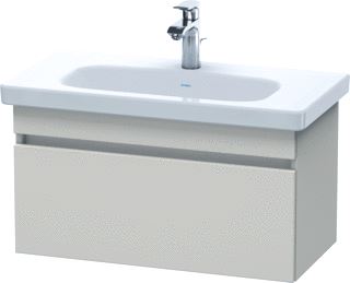 DURAVIT DURASTYLE WASTAFELONDERBOUW 730X368 MM KLEUR FRONT: TAUPE MAT KLEUR CORPUS: TAUPE MAT AANTAL LADEN: 1