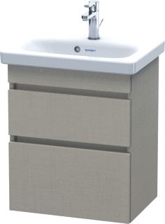 DURAVIT DURASTYLE WASTAFELONDERBOUW 500X368 MM KLEUR FRONT: LINNEN MAT KLEUR CORPUS: LINNEN MAT AANTAL SCHUIFLADES: 2 SIFONUITSPARING