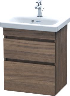 DURAVIT DURASTYLE WASTAFELONDERBOUW 500X368 MM KLEUR FRONT: NOTEN MAT KLEUR CORPUS: NOTEN MAT AANTAL SCHUIFLADES: 2 SIFONUITSPARING