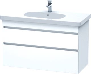 DURAVIT DURASTYLE WASTAFELONDERBOUW HANGEND 1000X453 MM KLEUR FRONT: WIT MAT KLEUR CORPUS: WIT MAT AANTAL SCHUIFLADES: 2 SIFONUITSPARING