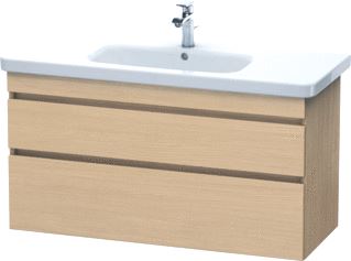 DURAVIT DURASTYLE WASTAFELONDERBOUW 1130X448 MM KLEUR FRONT: NATUUR EIKEN MAT KLEUR CORPUS: NATUUR EIKEN MAT AANTAL SCHUIFLADES: 2 SIFONUITSPARING