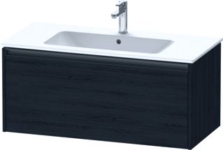 DURAVIT KETHO 2 WASTAFELONDERBOUWKAST MET 1 LADE 101X48X44CM MET GREEP ANTRACIET EIKEN ZWART MAT