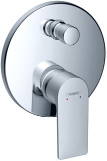 HANSGROHE REBRIS E EENGREEPS INBOUW BADMENGKRAAN MET ZEKERHEIDSCOMBINATIE CHROOM 