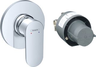 HANSGROHE REBRIS S EENGREEPS INBOUW DOUCHEMENGKRAAN SET CHROOM