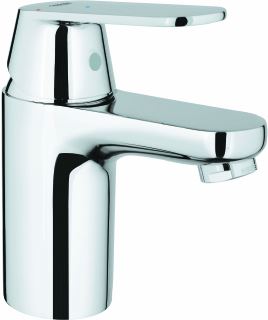 GROHE EUROSMART COSMOPOLITAN WASTAFELMENGKRAAN S-SIZE ES PO WASTE EENGREEPS 1-GATS 148MM HOOGTE 92MM UITLOOP VAST CHROOM 