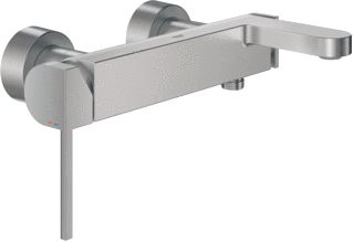 GROHE PLUS BADMENGKRAAN WAND EENGREEPS 2-GATS MET S-KOPPELINGEN 99MM UITLOOP 150MM G1/2 SUPERSTEEL