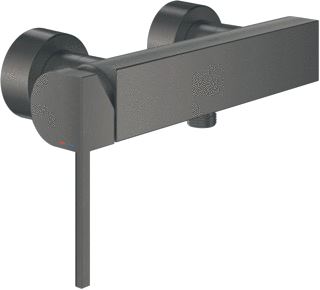 GROHE PLUS DOUCHEMENGKRAAN WAND EENGREEPS 2-GATS MET S-KOPPELINGEN 150MM G1/2 HARD GRAPHITE GEBORSTELD