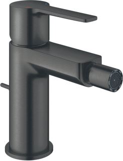 GROHE LINEARE BIDETMENGKRAAN S-SIZE TREKWASTE EENGREEPS 1-GATS 145MM HOOGTE 114MM UITLOOP HARD GRAPHITE GEBORSTELD 