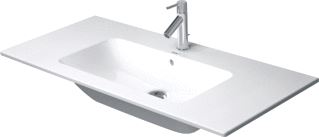 DURAVIT ME BY STARCK WASTAFEL 1030 MM WIT HOOGGLANS KRAANVLAK ZONDER KRAANGAT OVERLOOP POSITIE ZEEPDISPENSER: ZONDER 