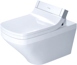 DURAVIT DURASTYLE WAND-WC VOOR DOUCHETOILETZITTING WIT HOOGGLANS 376X620X355 MM