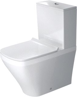 DURAVIT DURASTYLE STAAND TOILET VOOR COMBINATIE 630 MM WIT HOOGGLANS DIEPSPOELER GESLOTEN HYGIENEGLAZE VOOR OP TOILET GEMONTEERDE STORTBAK 0 L / 4,5 L PK 