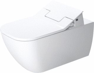 DURAVIT HAPPY D.2 WAND-WC VOOR DOUCHETOILETZITTING WIT HOOGGLANS 370X620X345 MM 