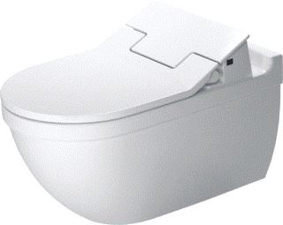 DURAVIT STARCK 3 WAND-WC VOOR DOUCHETOILETZITTING WIT HOOGGLANS 365X620X435 MM 