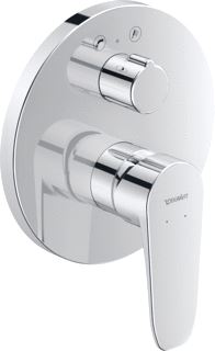 DURAVIT B.1 AFBOUWDEEL VOOR BADMENGKRAAN MET OMSTEL 17CM CHROOM 