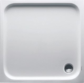 DURAVIT D-CODE DOUCHEBAK VIERKANT 90MM AFVOER ACRYL 1000 X 1000MM (LXB) 85MM BAK GLANS WIT