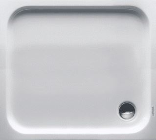 DURAVIT D-CODE DOUCHEBAK RECHTHOEKIG 90MM AFVOER ACRYL 1000 X 900MM (LXB) 85MM BAK GLANS WIT