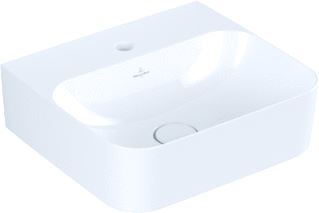 VILLEROY & BOCH FINION FONTEIN 430 X 390 X 140 MM WIT ALPIN CERAMICPLUS MET VERDEKTE OVERLOOP 