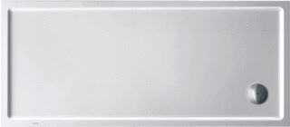 DURAVIT STARCK SLIMLINE DOUCHEBAK RECHTHOEKIG 160X70X6CM ZONDER POTEN WIT 