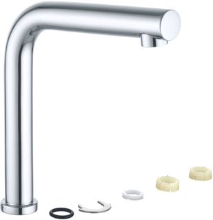 GROHE BUISUITLOOP SANITAIRKRAAN MET MOUSSEUR 143MM VOORSPRONG UITLOOP DRAAIBAAR CHROOM 