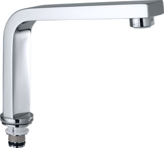 GROHE EUROCUBE BUISUITLOOP SANITAIRKRAAN MET MOUSSEUR CHROOM 