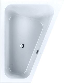 VILLEROY & BOCH LOOP & FRIENDS ACRYL COMBIVORM ASYM. HOEKBAD LIGBAD 1750X1350X440MM WIT ALPIN 