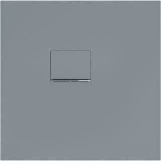 VILLEROY & BOCH SQUARO INFINITY DOUCHEBAK HOEKINBOUW LINKS TEGEN DE WAND 800 X 800 X 40MM GRIJS 