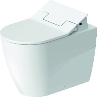 DURAVIT STARCK ME WANDCLOSET DIEPSPOEL RIMLESS VOOR SENSOWASH CLOSETZITTING 37X57CM MET VERDEKTE BEVESTIGING MET WG WIT 