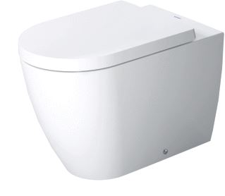 DURAVIT ME BY STARCK STAAND TOILET 600 MM WIT HOOGGLANS DIEPSPOELER HALF OPEN 3 L / 4,5 L PK WONDERGLISS 