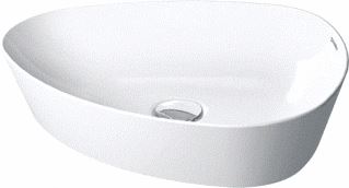 DURAVIT CAPE COD OPZETWASTAFEL 500 MM WIT HOOGGLANS ZONDER KRAANGAT WONDERGLISS