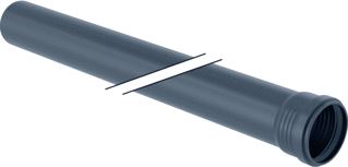 GEBERIT SILENT-PRO BUIS MET STEEKMOF D=75MM L=100CM 