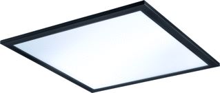 NORTON LED-PANEEL 29W 3400LM 4000K CRI80 41-80GRADEN IP20 OPBOUW INBOUW BEH. ZWART STAAL LXBXH 596X596X13MM 