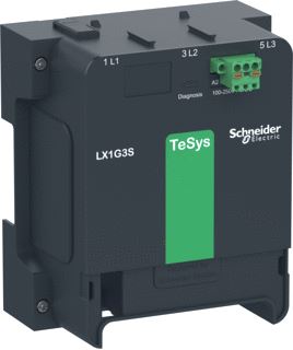 SCHNEIDER ELECTRIC TESYS GIGA STURINGSMODULE LX1G LC1G400-500 48...130V AC/DC 3-POLIG STANDAARD UITVOERING