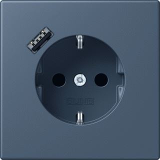 JUNG WCD MET R/A + LADER USB A SAF+ LC4320U