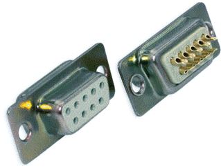 INTRONICS SUB-D CONNECTOR JACK (CHASSISDEEL) CONTACTUITVOERING FEMALE 