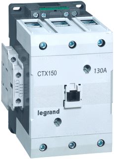 LEGRAND INDUSTRIELE MAGNEETSCHAKELAAR 3P CTX3 150 130A 100-240VAC/DC 2NO+2NC