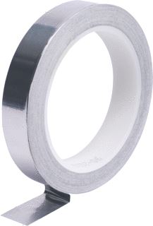 3M 1170 ZELFKLEVENDE TAPE ALUMINIUM ZILVER (BXL) 12MMX16.5M DIKTE 0.05MM TEMPERATUURBESTENDIGHEID 0 70GRADEN C 