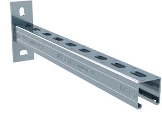 WALRAVEN RAILCONSOLE BIS RAPIDSTRUT STAAL LE 200MM GECOAT