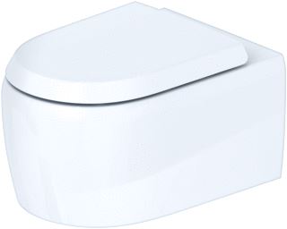 DURAVIT QATEGO WAND-WC WIT HOOGGLANS 570 MM 