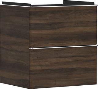 HANSGROHE XELU Q MEUBEL DARK WALNUT 580/475 MET 2 LADES WASTAFEL 