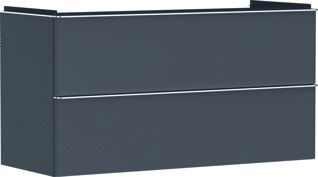 HANSGROHE XELU Q MEUBEL DIAMOND MATT GREY 1180/475 MET 2 LADES WASTAFEL 