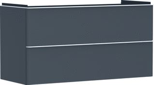 HANSGROHE XELU Q MEUBEL DIAMOND MATT GREY 1180/475 MET 2 LADES WASTAFEL 