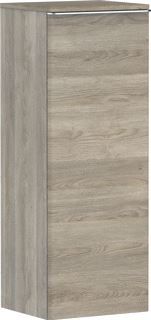 HANSGROHE XELU Q HALF HOGE KAST NATURAL OAK 400/350 SCHARNIER RECHTS HANDGREEP CHROOM