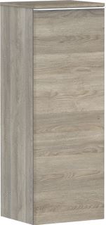 HANSGROHE XELU Q HALF HOGE KAST NATURAL OAK 400/350 SCHARNIER RECHTS HANDGREEP MAT WIT 